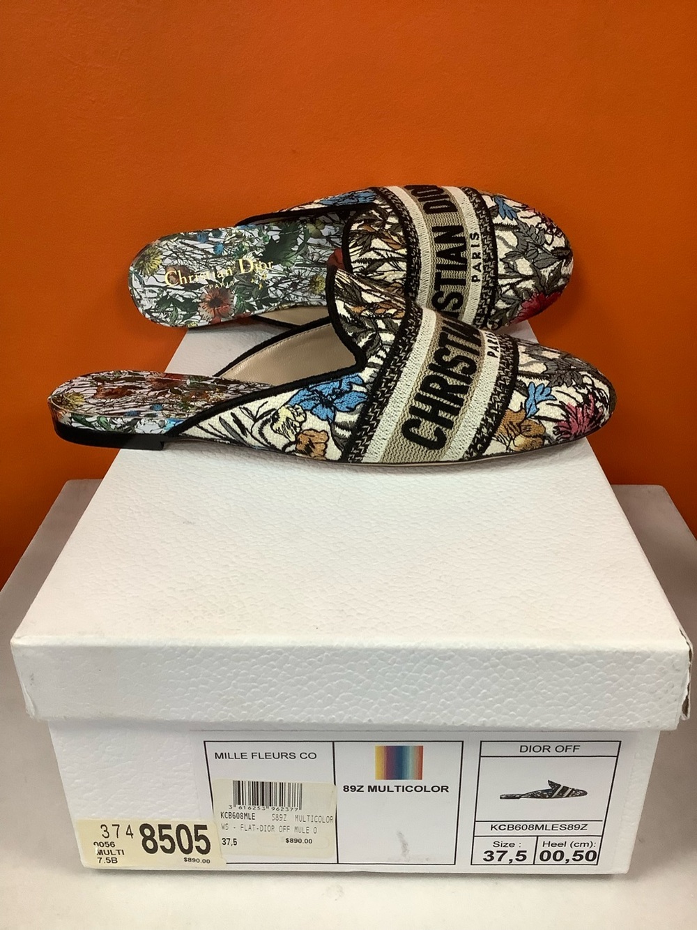 Christian Dior Off Mule NIB